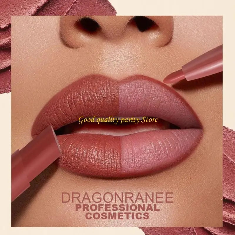 M4YA 6 Piece Double Ended Lip Liner And Smooth Matte Lip Color For Strong Definit