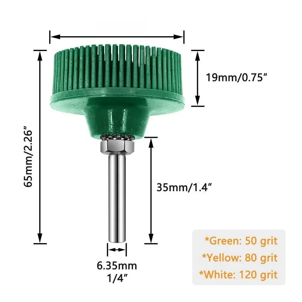 Deburring Disc Rubber Bristle Disc Strong Rubber Material Rubber Bristle Discs Rubber Bristle Disc Brush Set Abrasive Tool