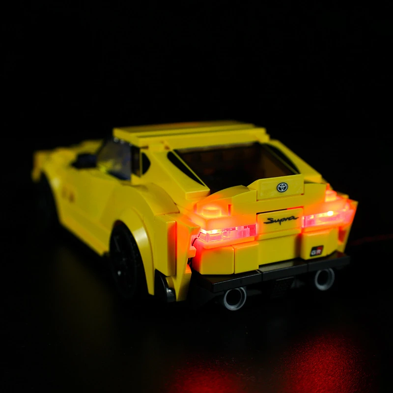 No Building Blocks Lampada di illuminazione per Toyota GR Supra 76901 Giocattoli fai da te Solo regalo Set di illuminazione