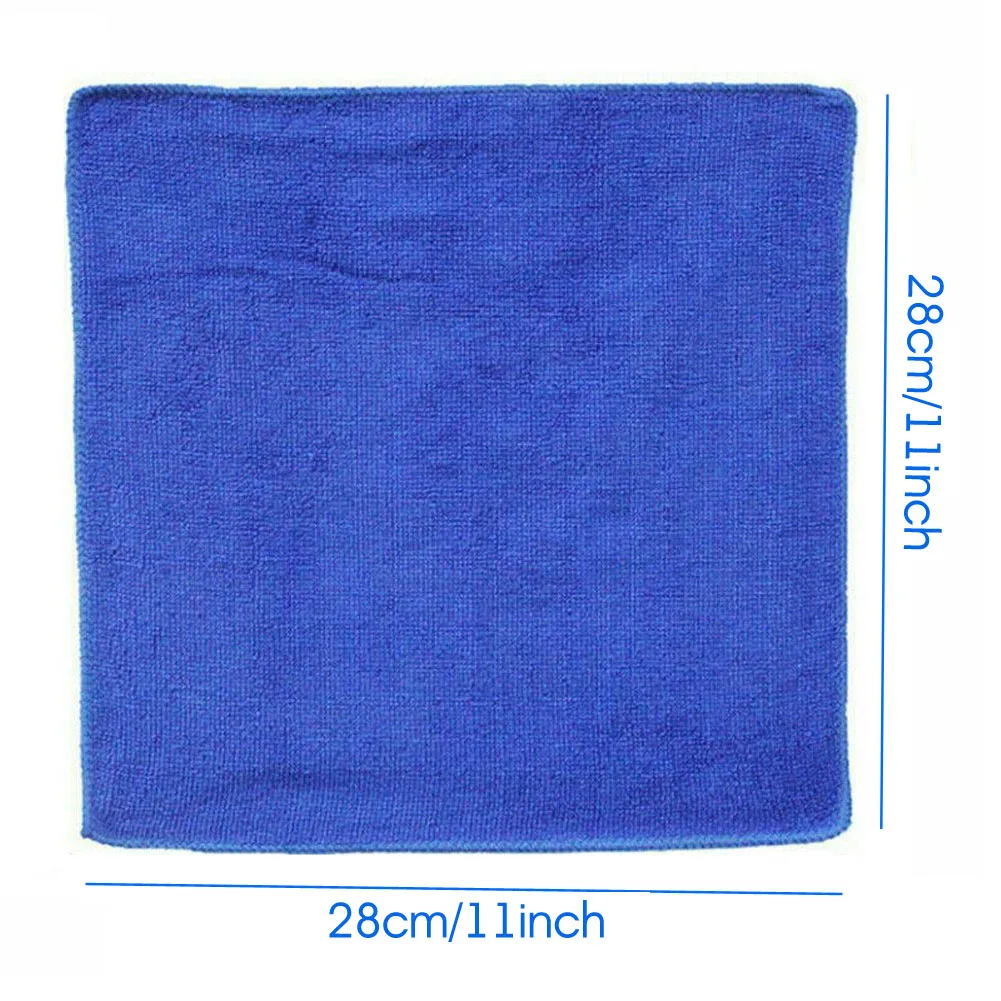 20/50/100PCS Microfiber Car Cleaning Towel Soft Drying Cloth Hemming Water Suction Automobile Home Washing Duster Towel