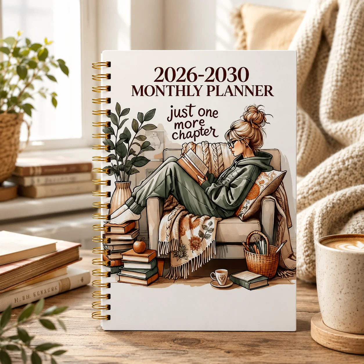 2026-2030 Monthly Planner, 5-Year Spiral Calendar Notebook for Women, Jan 2026-Dec 2030, 60-Month Schedule Book