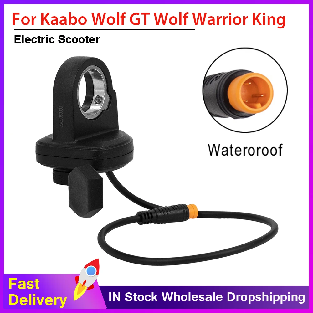 Electric Scooter Thumb Throttle Accelerator for Kaabo Wolf GT Wolf Warrior King Waterproof Plug Finger Throttle Accessories