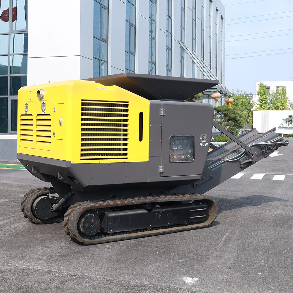 Certified Mini Mobile Jaw Crusher Urban Projects Stone Mountain Rock Mobile Crusher Price for Sale