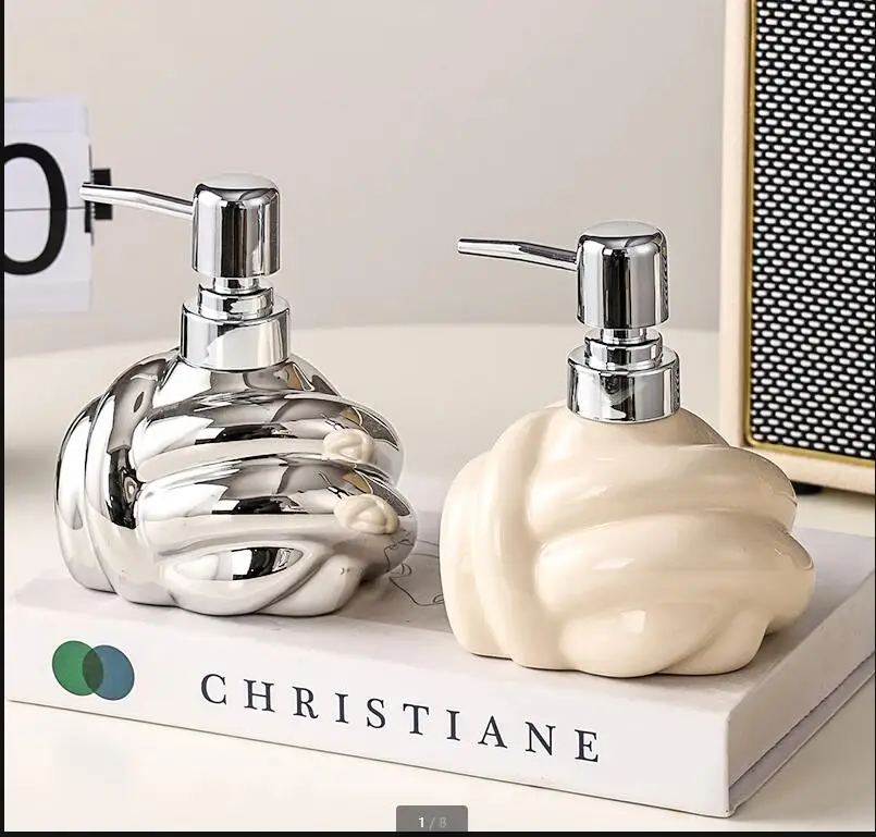 

Бутылка для лосьона с узлом, керамический дозатор мыла для отеля, дезинфицирующее средство для рук, гель для душа, аксессуары для дома и ванной комнаты