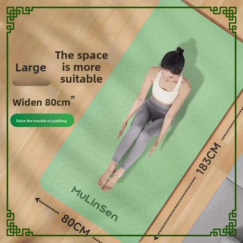 Новый коврик для фитнеса Able Yoga, бытовой напольный коврик для девочек, утолщенный амортизирующий бесшумный профессиональный нескользящий 183*80 см * 8 мм Новый коврик для фитнеса Able Yoga, бытовой напольный коврик для девочек, утолщенный амортизирующий бесшумный профессиональный нескользящий 183*80 см * 8 мм