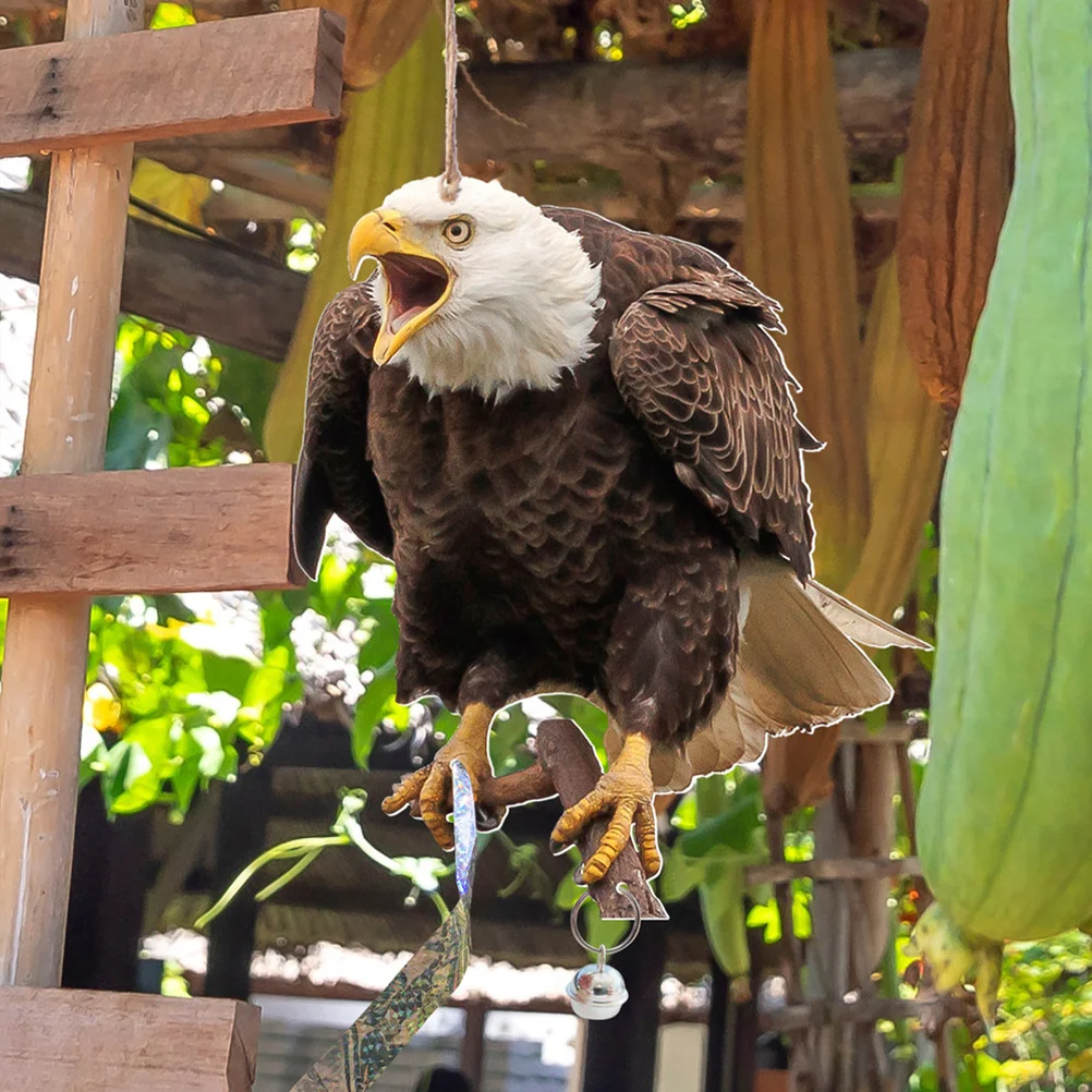 

1 Set Pp 2D Owl Ornament For Garden Yard Tree Wind Sway Bird Deterrent Outdoor Decor, Rotating Owl Hanging Craft, Lawn Yard