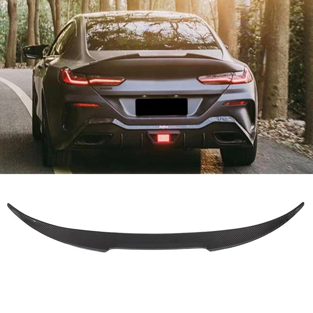 Prepreg Dry Carbon Rear Trunk Spoiler for BMW 8 Series G16 M Sport F93 M8 Gran Coupe 4Door 2018-2021 Rear Spoiler Wing Lip