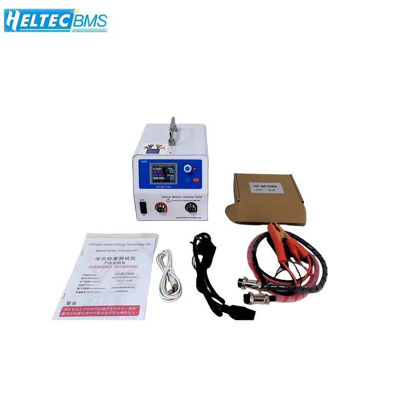 Battery Tester  Battery Capacity Analyzer Charge and Discharge  50A Li-ion LiFePo4 Load Detection Aging Arrester Partial Capacit