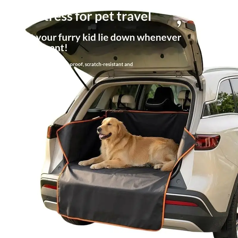 Universal Fit Car Trunk Mat Waterproof Scratch Resistant Pet Friendly SUV Cargo Liner for All Season Use Outdoor Activities