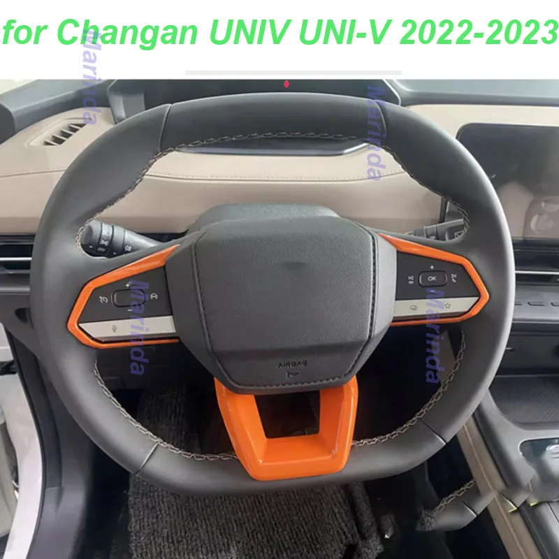 

Car Steering Wheel Trim for Changan UNIV UNI-V 2022-2023 Steering Wheel Button Frame Decorative Trim Interior Accessories