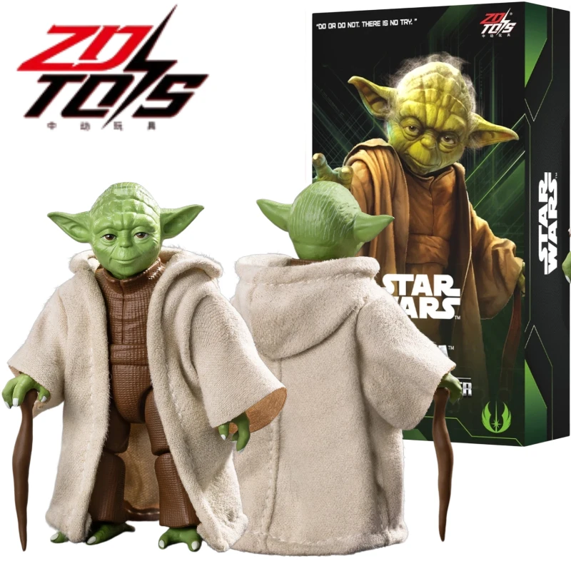 zdtds-スター・ウォーズ-ヨーダ・ジェダイ・マスター-コレクションモデル-可動関節アクションフィギュア-瞑想用の椅子と布製ローブ付き-デスクトップディスプレイ用