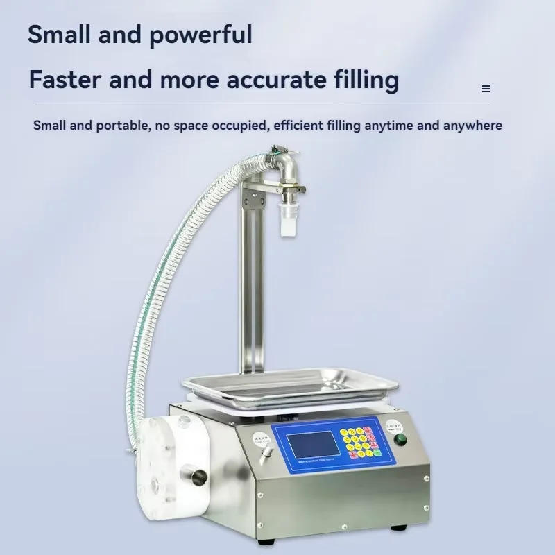 3,5 л/мин маленький интеллектуальный пластиковый зубчатый насос, взвешивающая машина для наполнения густых жидких кремов, медовой смазки, мази, паста, варенье, гель