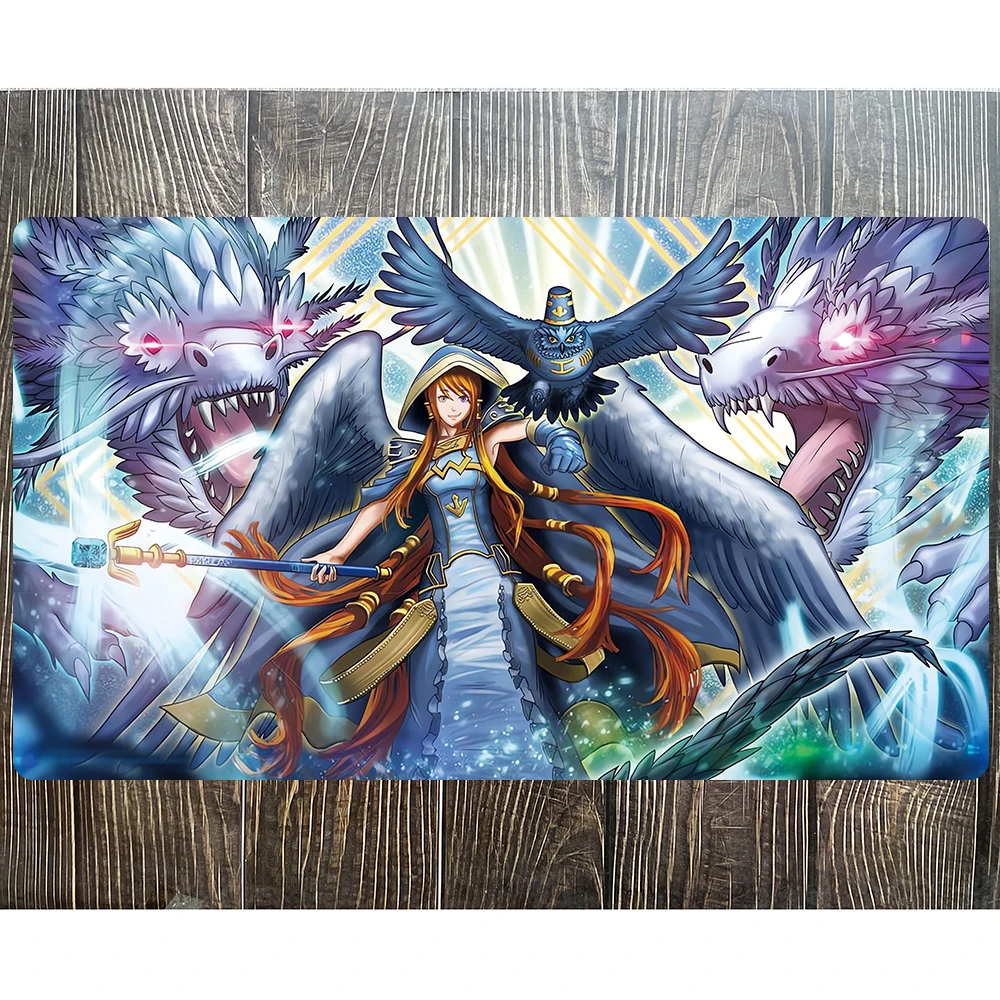 

Yu-Gi-Oh Minerva the Exalted Lightsworn Playmat Game Card Pad YGO Dark Magician Mat KMC TCG YuGiOh Table Desk Mat-381