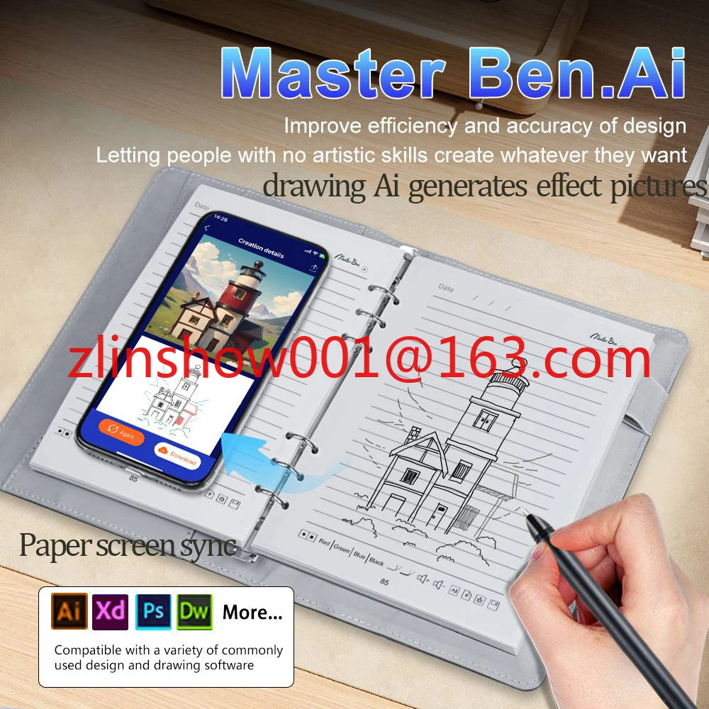 Office Notebook AI Drawing Writing Notepad Language Translation AI Document Correction  Smart Notebook