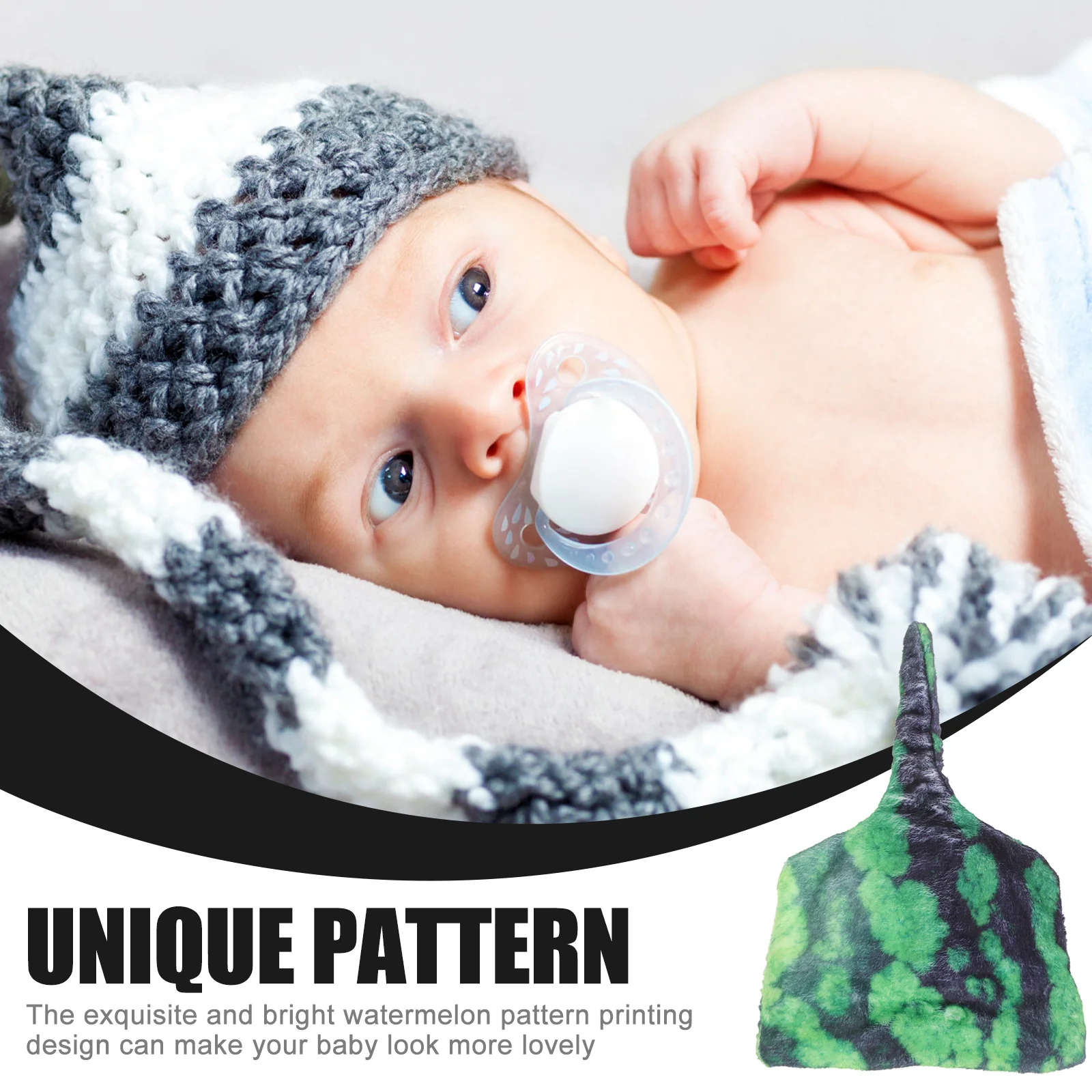 

1Set Watermelon Baby Swaddle Blanket Flannel Soft Newborn Wrap Infant Receiving Blanket Cap Cozy Toddler Bedding Set