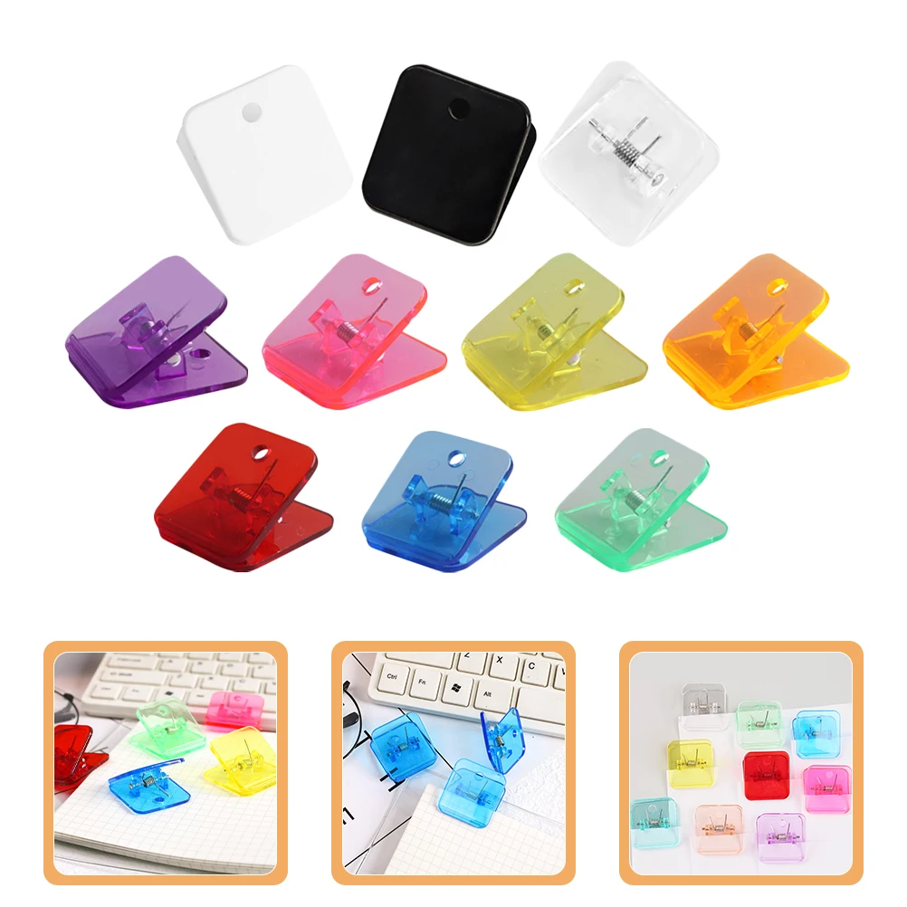 

20pcs Large Paper Multi-Function Picture Clamps Medium Binder Party Photo Compact File Clips Office Organization Essentials
