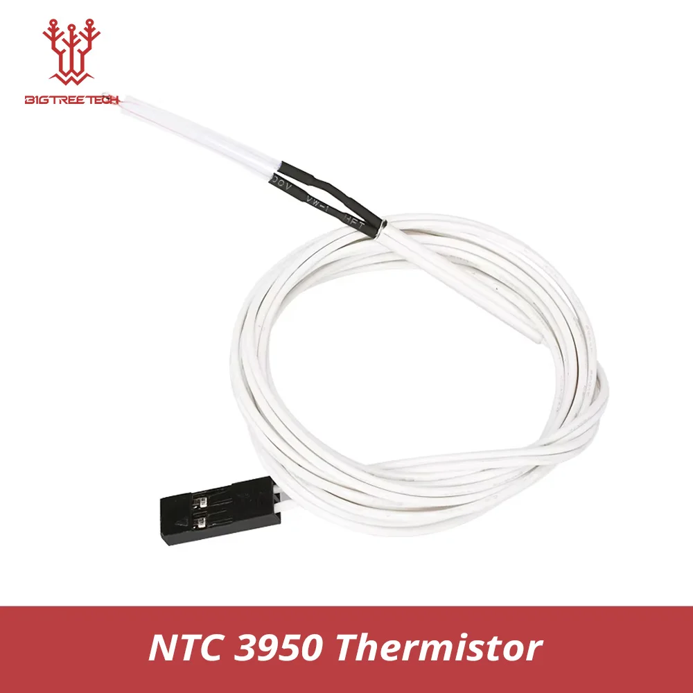 

100K Ohm NTC 3950 Thermistors Temperature Sensor With Cable Dupont Head For Reprap Mendel MK2A MK2B Heated Bed 3D Printers Parts