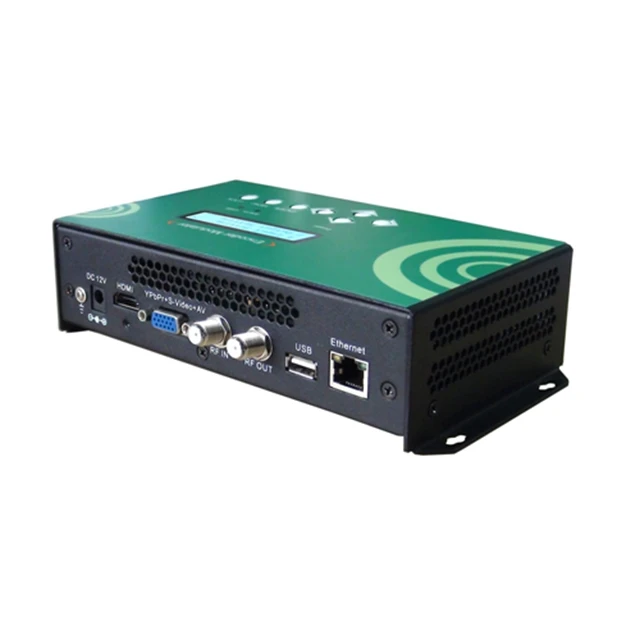 FUTV4658 DVB-C(QAM)/DVB-T/ATSC 8VSB/ISDBT MPEG-4 AVC/H.264 HD Encoder Modulator