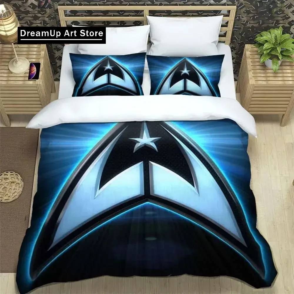 

3D Print Fashion S-Star Trek Logo Bedding Set Boys Girls Twin Queen King Size Duvet Cover Pillowcase Bed boys Adult Bedroom