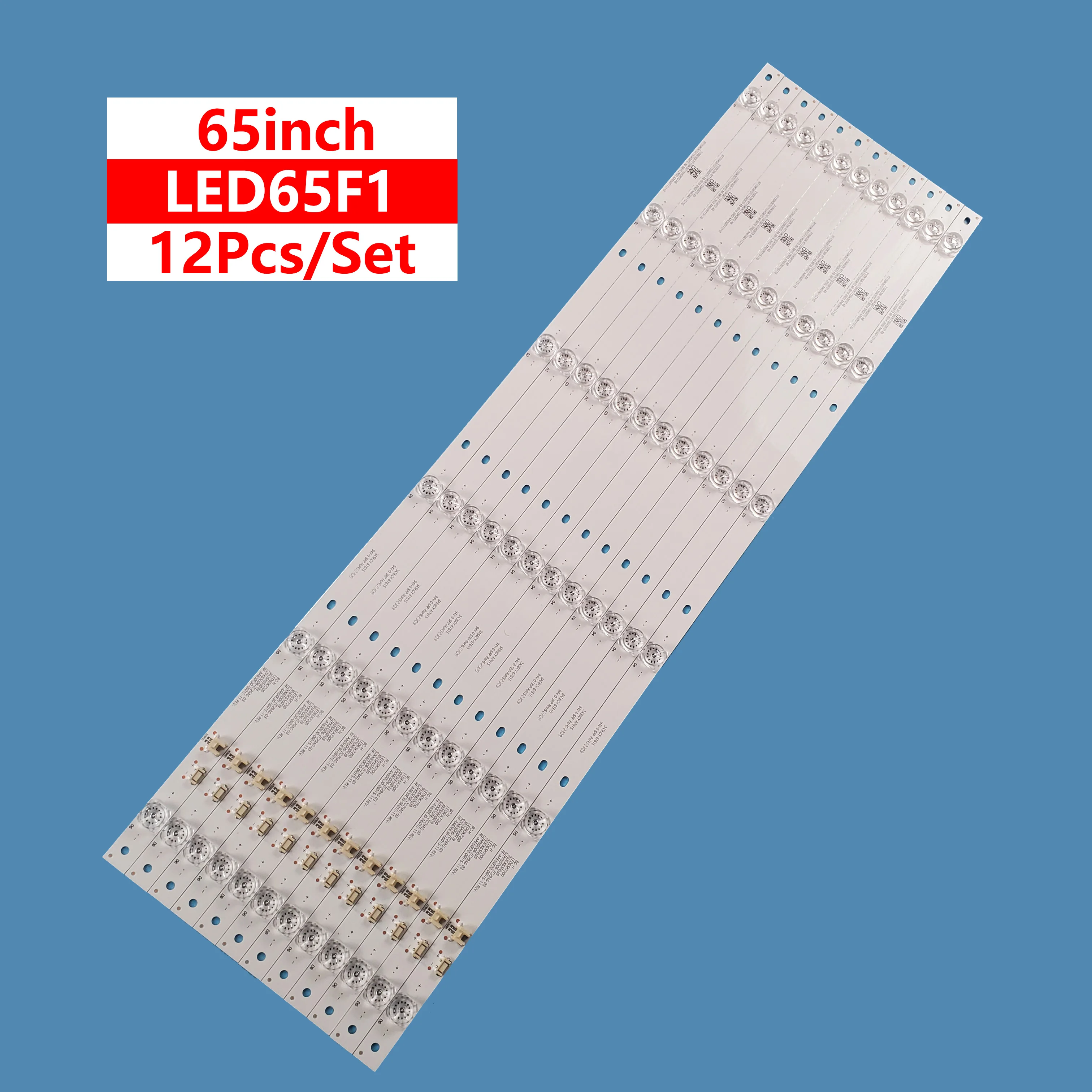 

TV Backlight Strip LED65K7200 RF-AA650E30-0601S-11 LED BackLight for KONKA LED65SN2 LED65K7200 65X7 12pieces/set TV LED