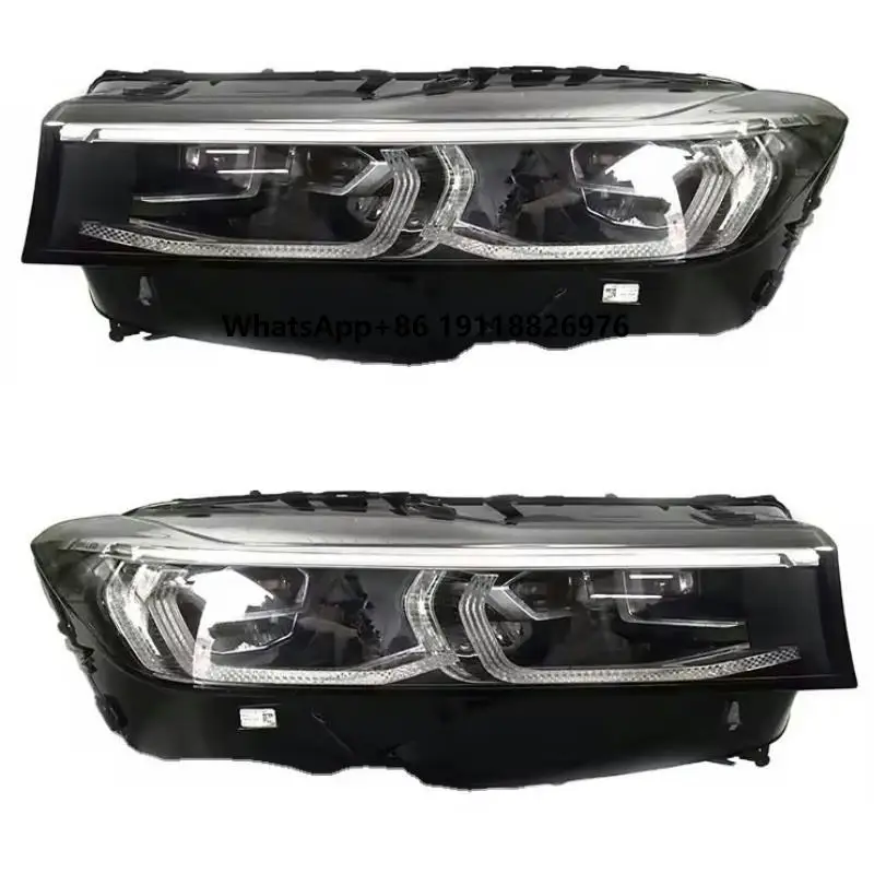 Подходит для 7-футовой серии I7 2019-2023 730i 740i 750Li M760i G11 G12, светодиодная передняя фара 2020 2021 2022 для Подходит для 7-футовой серии I7 2019-2023 730i 740i 750Li M760i G11 G12, светодиодная передняя фара 2020 2021 2022 для