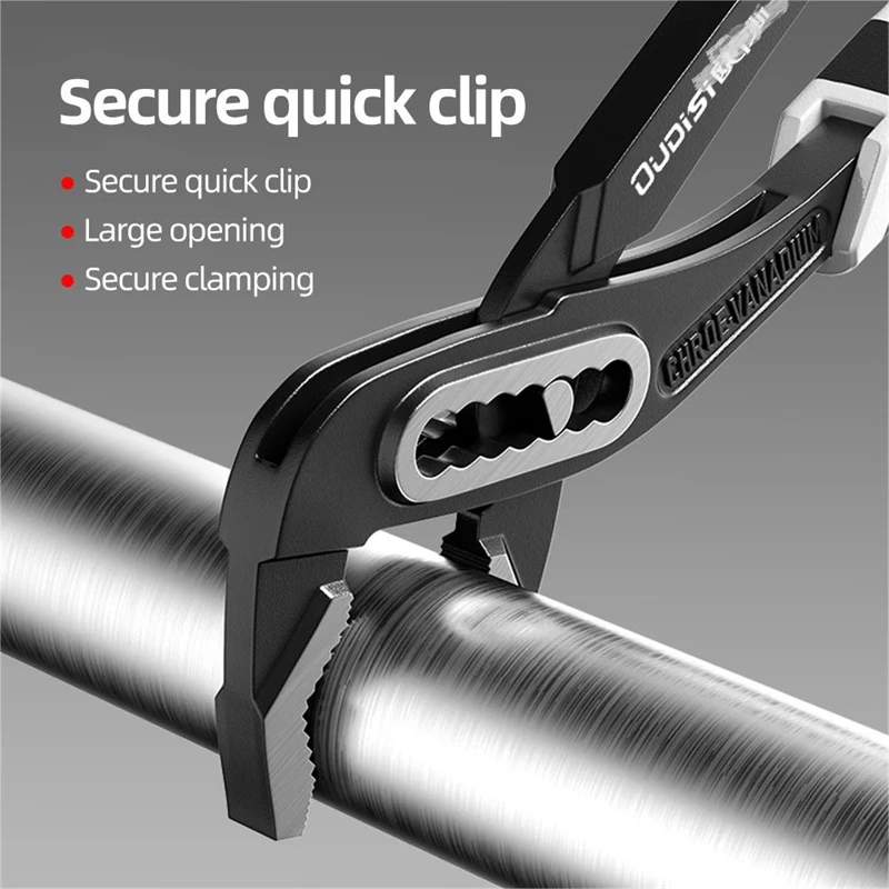 1pc 8/10/12 Inch Water Pump Pliers Heavy Duty Pipe Wrench Multifunctional Adjustable Plumbing Clamp Home Repair Hand Tools