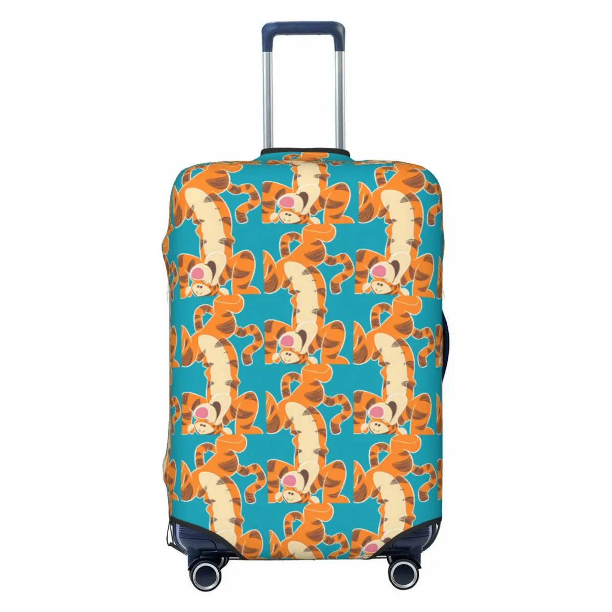 

Custom Winnie The Pooh Tigger Comic Luggage Cover Elastic Cartoon Travel Suitcase Protective Covers Suit For 18-32 inch