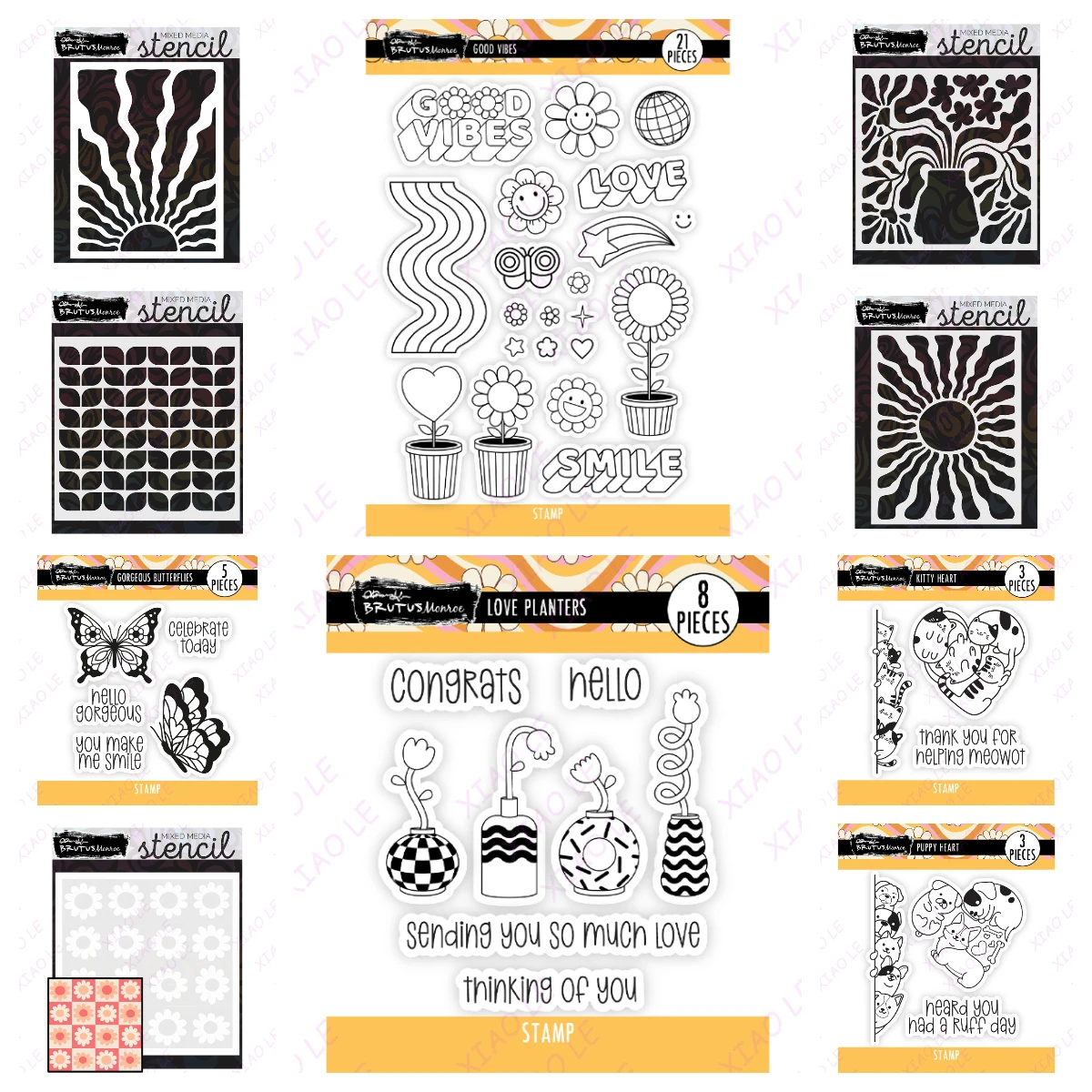 

Geo Leaves Daisy Chain Layering Stencil Cutting Dies Stamps For 2025 Scrapbooking Paper Making Embossing Card Crafts Die Cut