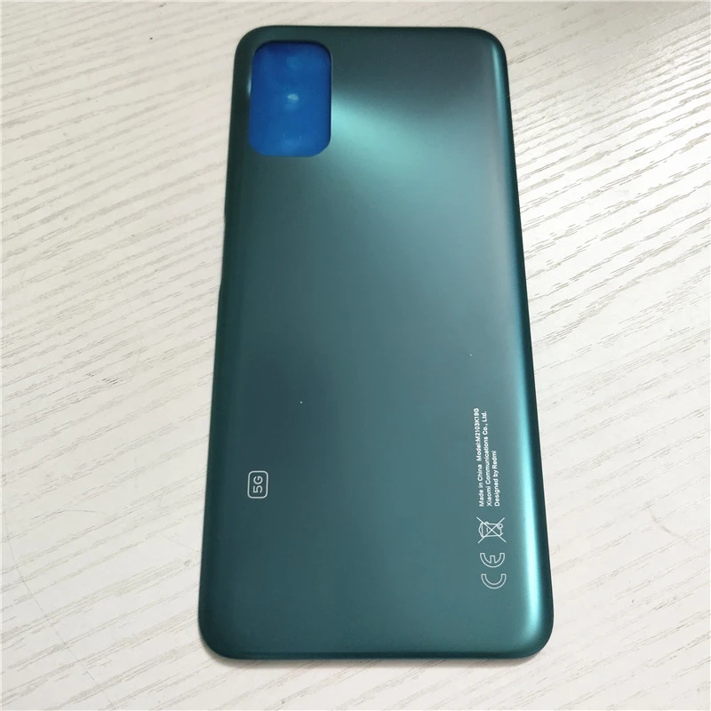 NEW For Xiaomi Redmi Note 10 5G Battery Cover Back Glass Panel Rear Housing Case For M2103K19G Battery Cover Door