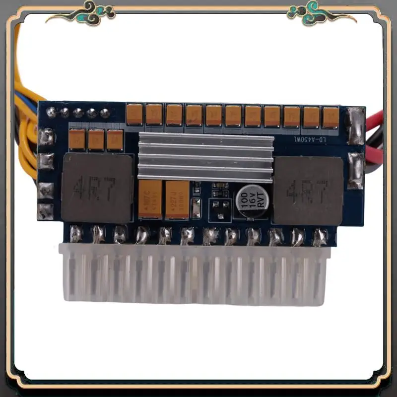 Reliable-10X 450W 24Pin 12V DC Input Peak 450W Output Realan ITX Pico PSU DC ATX PC Switch DC-DC ATX Power Supply For Computer