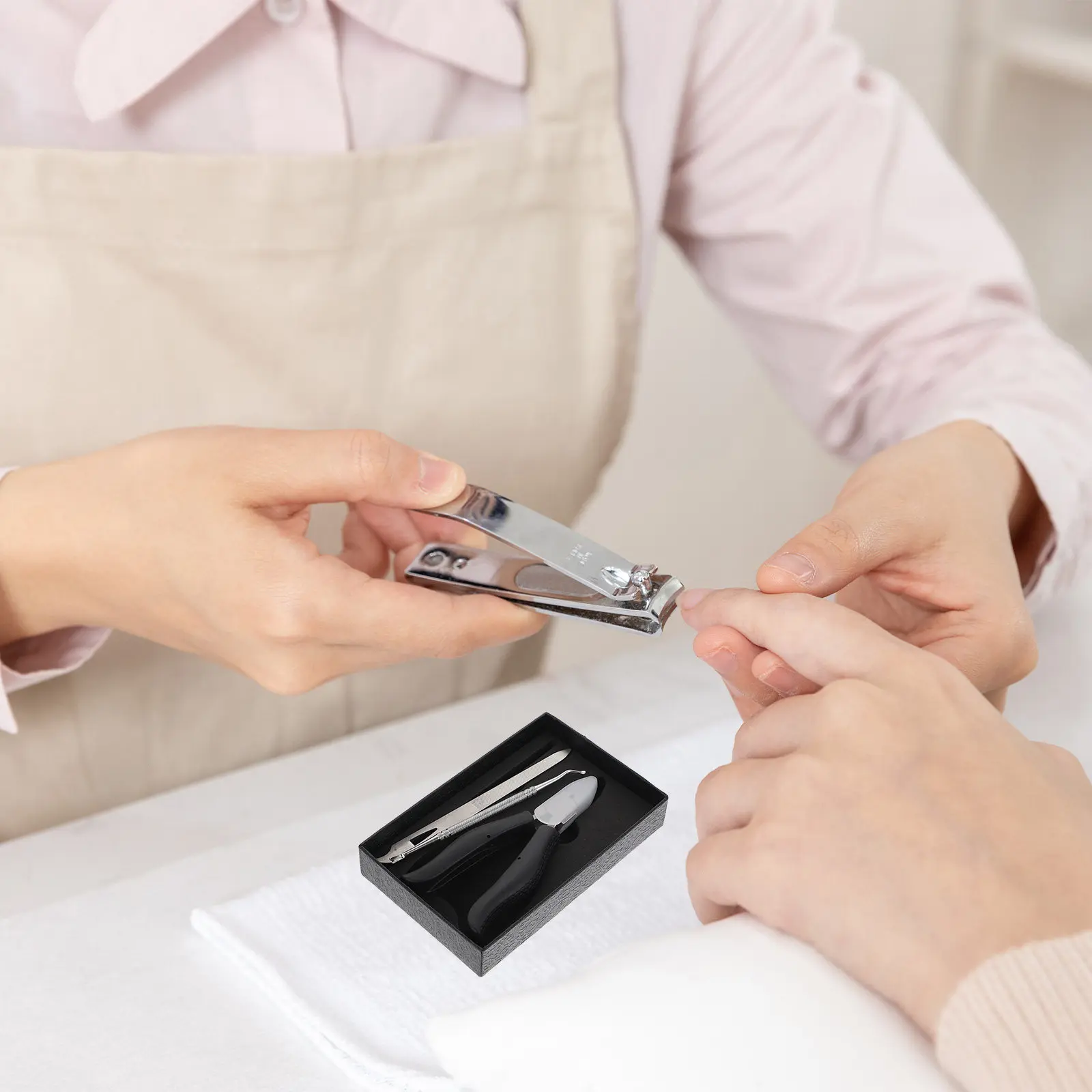 

Набор из 1 предмета: Премиальный набор для педикюра из нержавеющей стали для удаления омертвевшей кожи, стрижки ногтей на ногах и руках, очистки пазух и кутикулы