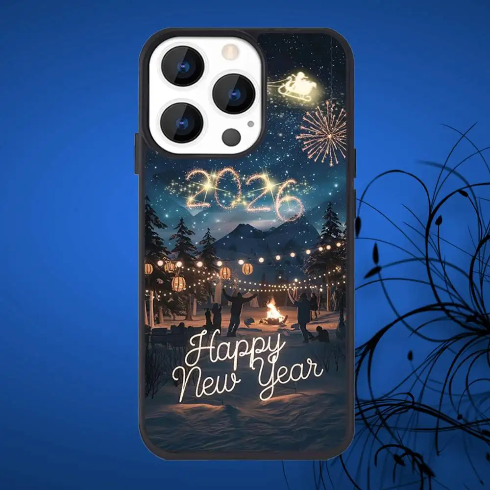 เคสโทรศัพท์ลายซานตาคลอสสำหรับคริสต์มาส สำหรับ iPhone 17,16,15,14,13,12,11,Plus,Pro,Max Mini รองรับการชาร์จไร้สายแบบแม่เหล็ก Magsafe