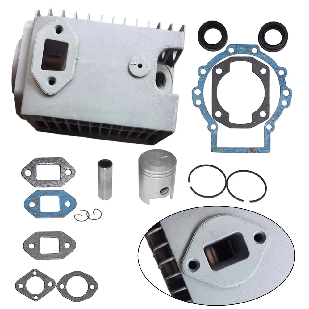 45mm Cylinder & Gasket Kit For Wacker WM80 BS500 BS600 BS700 0099336 0045909 Trimmer Brush  Garden Power Tool Accessories