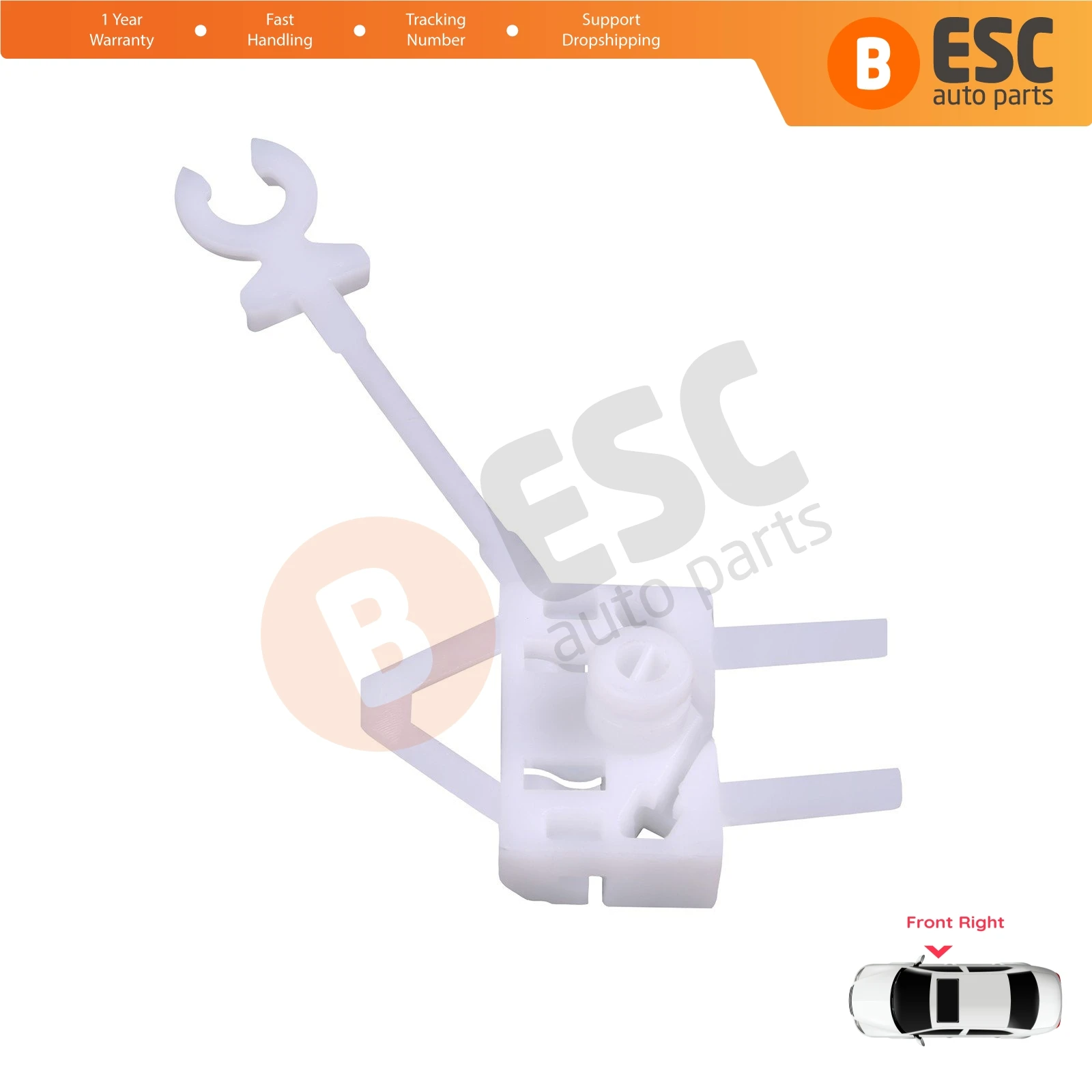 ESC Tự Động Phần EWR106 Cửa Sổ Điện Điều Chỉnh Clip Trước Bên Phải Cửa 51718403 Cho Fiat Doblo MK1 Nhanh Lô Hàng Tàu Từ thổ Nhĩ Kỳ