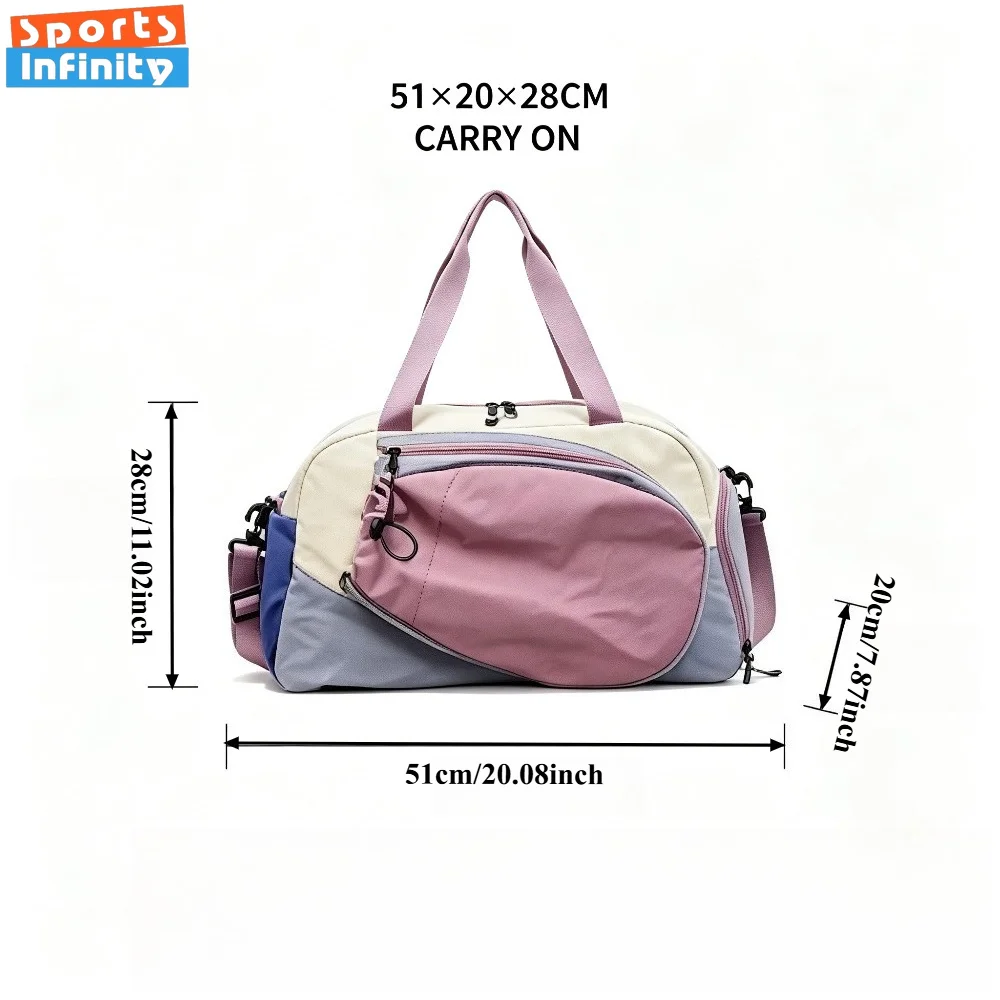 Unisex Sports Gym Bag Under 20L Badminton Training Bag for Workout Travel Handbag Crossbody Bag