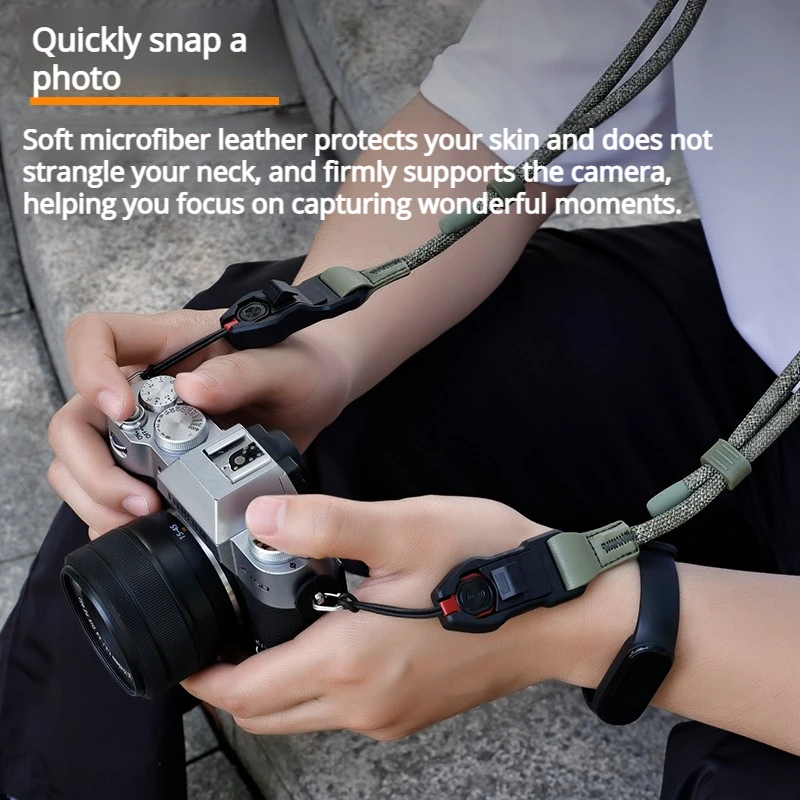 Camera Strap Suitable for Canon Fujifilm XT30II XPro3 Sony Leica Olympus Mirrorless Quick Release Shoulder Strap for Neck Strap
