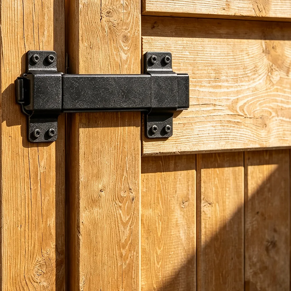 For rugged 7.5 inch Adjustable Sliding Gate Latch for Outdoor For Security Applications with Padlock Compatibility