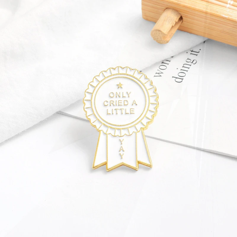 Aangepaste Conversatie Onhandig Riep Alleen Een Kleine Speld Revers Badge Leuke Sieraden Cadeau Voor Kinderen Vrienden Introvert Award Email Broche