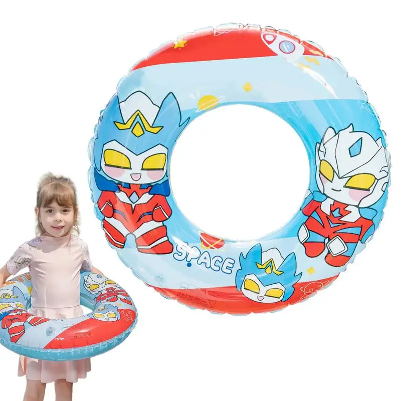 

Toddler Pool Float Inflatable Toddler Ring With Cartoon Pattern Kids Floaties For Pool Children Waist Swim Trainer Inflatable