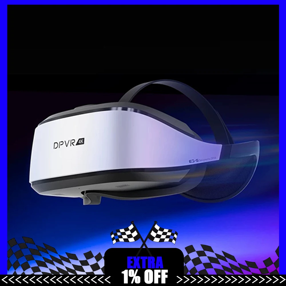 DPVR E3-S PCVR Headset VR Glasses Game equipment 3D panoramic private cinema Virtual reality intelligent head-mounted