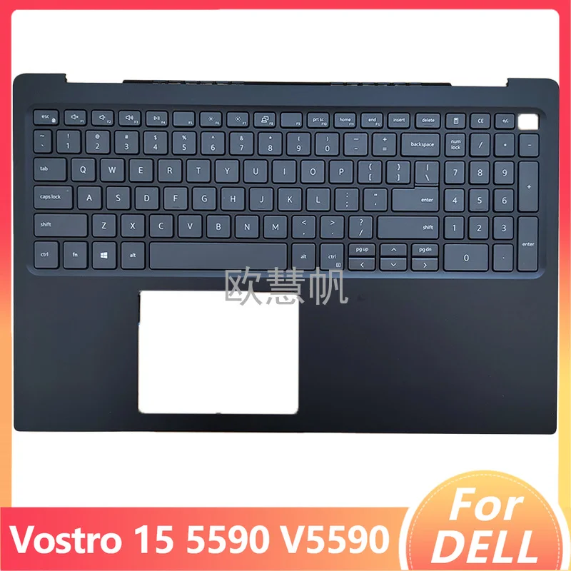 

T New Repair Accessories for Dell Vostro 15 5590 V5590 Laptop Palmrest Upper Cover with US Keyboard 0XNR1R XNR1R Black