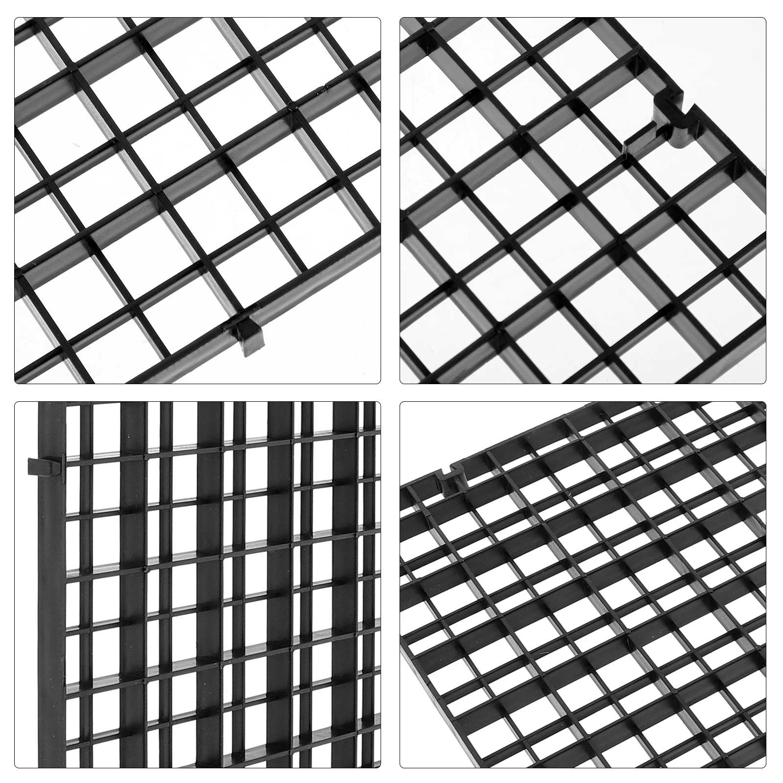 

6pcs Fish Tank Filter Grid Plate Isolation Divider Aquarium Net Holder Separator Durable Plastic Fish Tank Accessory Pet