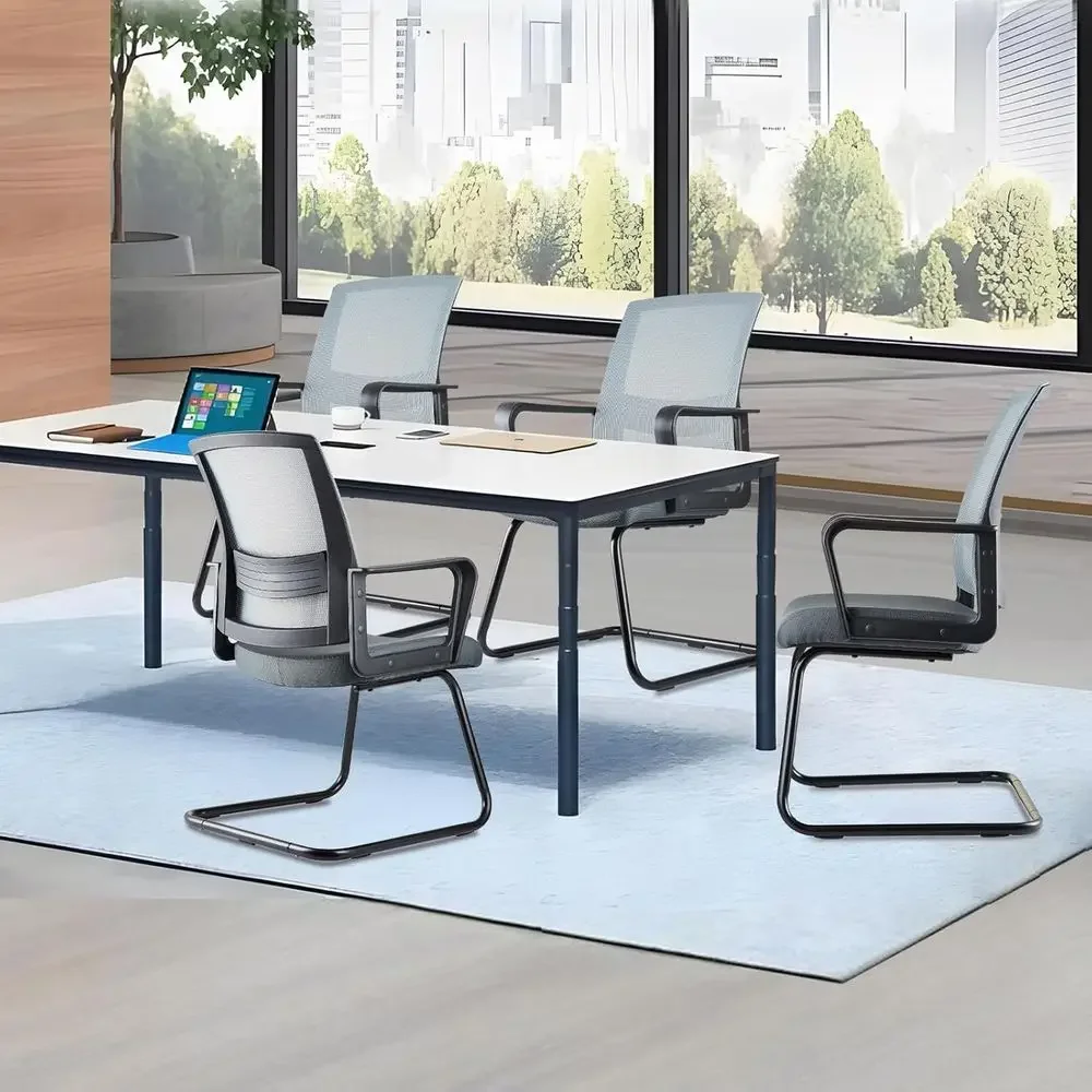 Mesh Back Ergonomic Conference Chairs with Lumbar Support, Black and Grey Options
