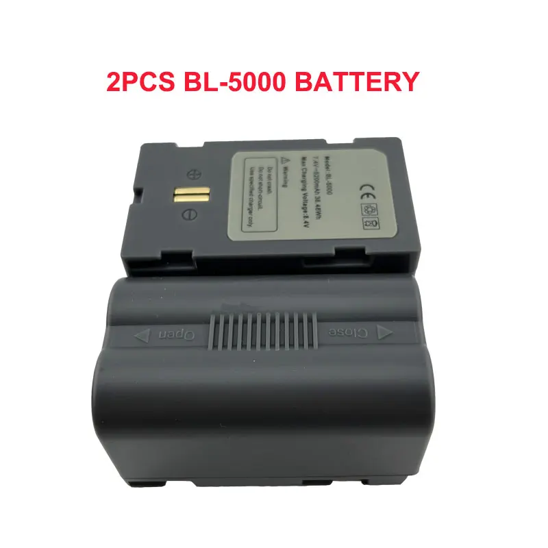 

2PCS Brand NEW BL-5000 Battery For Hi-target V30 V60 V90 H32 A8 F66 GPS RTK GNSS Surveying Instrument Battery 7.4V 5200mah