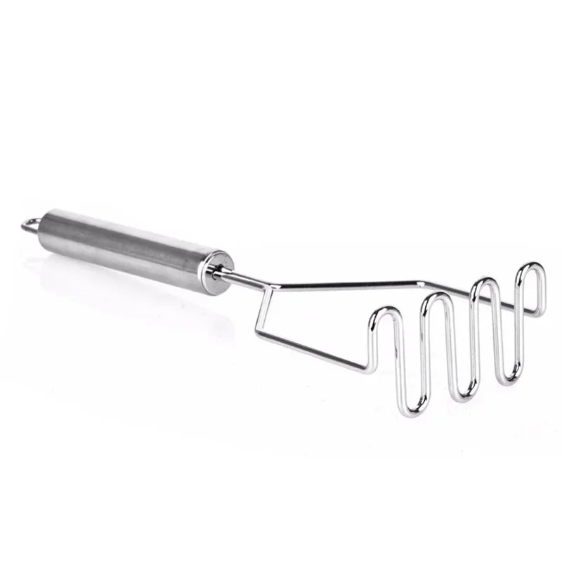 JJTHNCR Stainless steel wavy potato masher cooking tools smooth mashed potato making tools kitchen gadgets