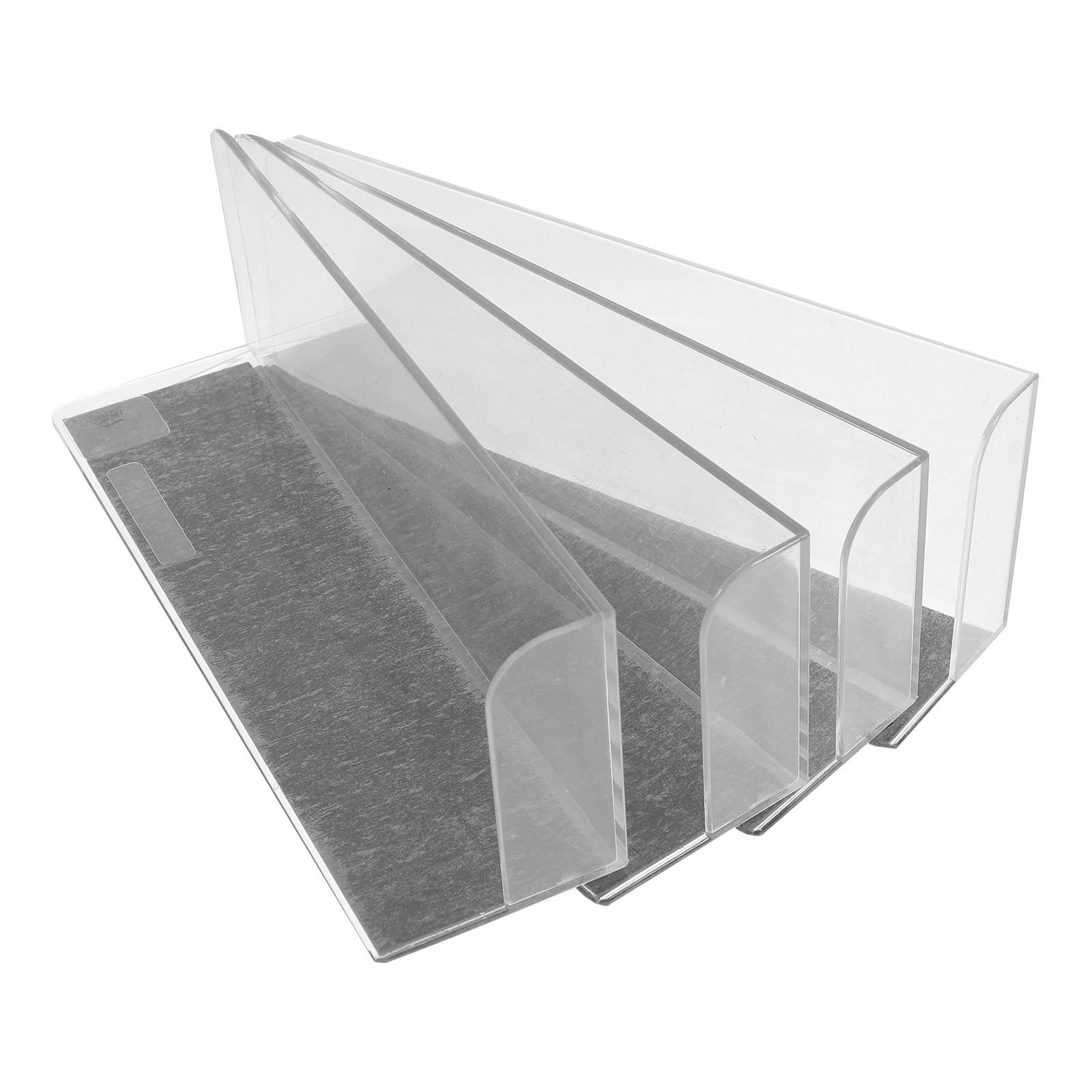 

4 Pcs Shelf Spacer Shelves Plastic Dividers for Supermarket Partition Clear Closet Book Organizer Baby Wire Shelving