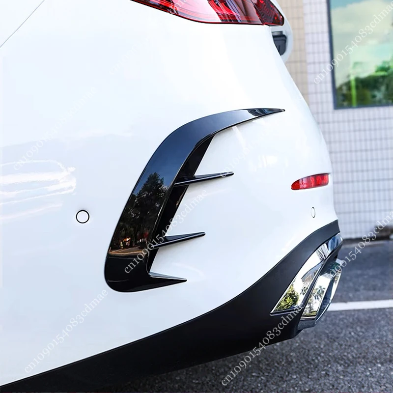 Rear Bumper Air Vent Outlet Cover Trim Canards Splitter Spoiler For Mercedes Benz C Class W206 C200 C220 C260 C300 C43 AMG 2022+