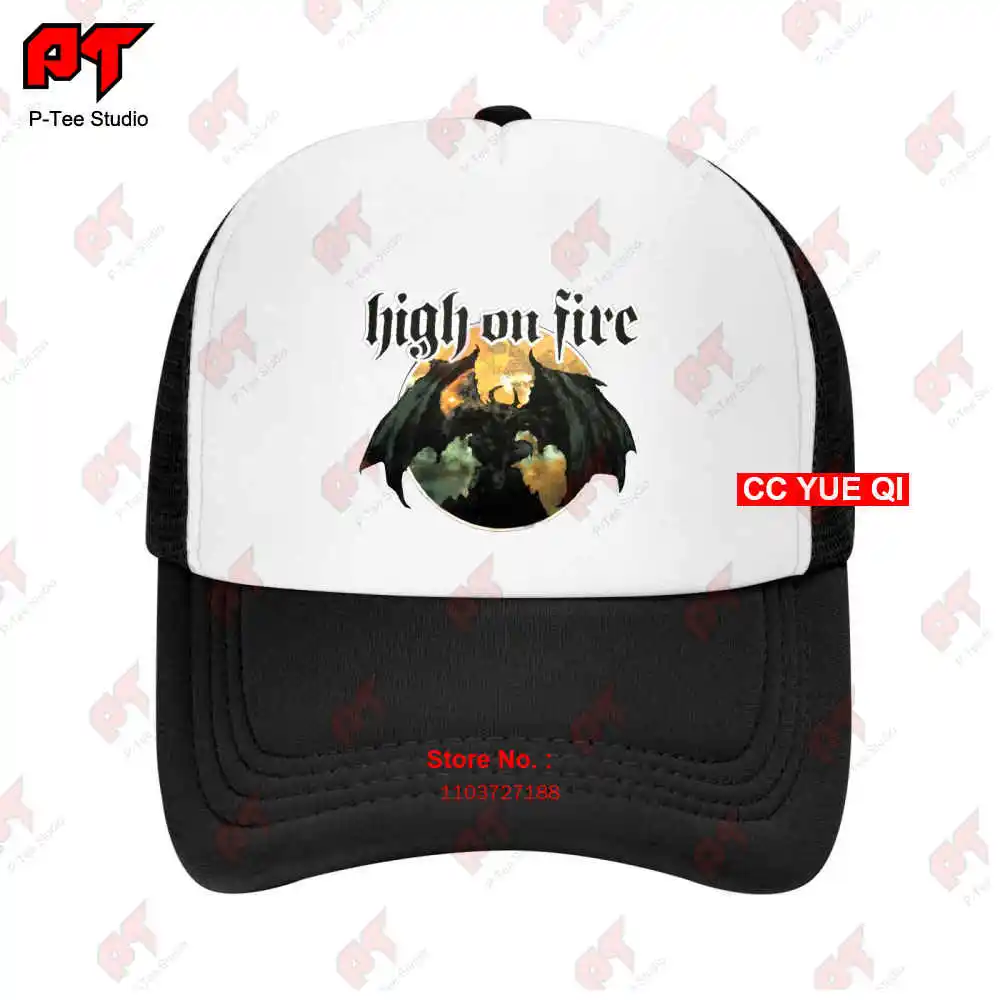 High On Fire 2-Sided Blood I Bleedindeed Gargoyle Baseball Caps Truck Cap 4UBZ