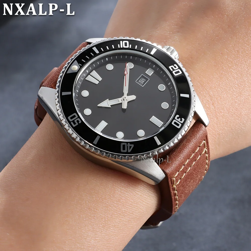 20mm 21mm 22mm Uhrenarmband aus Rindsleder für IWC Pilot Portugieser, genähtes Lederarmband, Herren- und Damen-Sportarmband, Zubehör – Detail 15