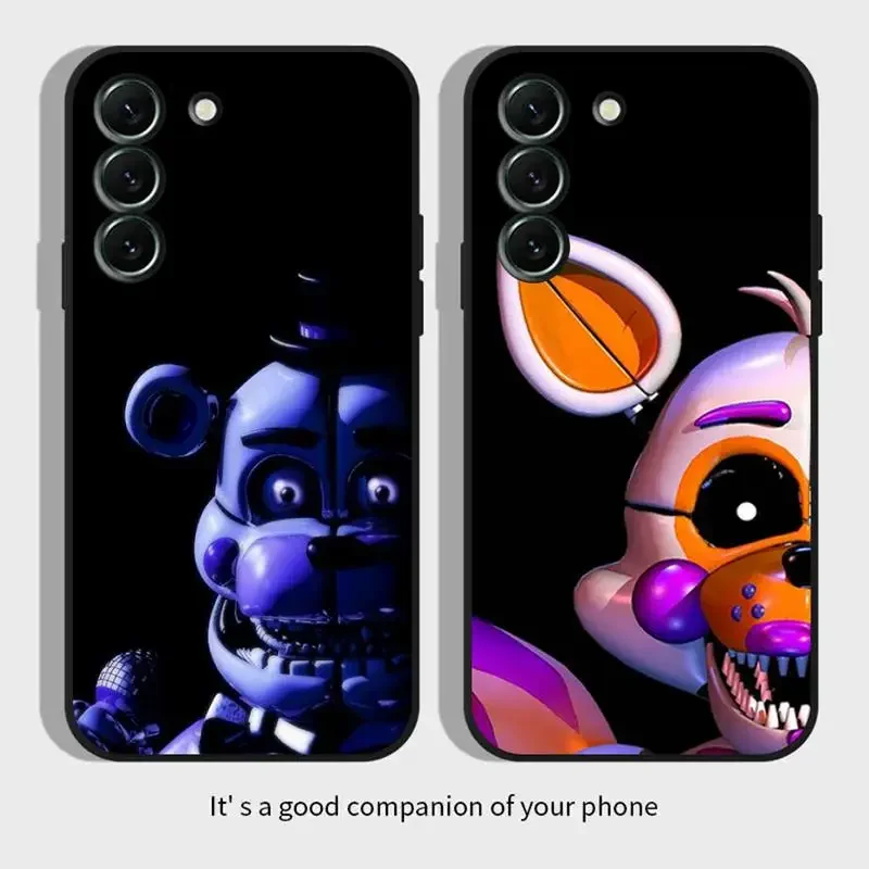 Five Nights At F-Freddys Phone Case For Samsung Galaxy,S,23,22,21,20,10,e,9,8,7,6,5G,plus,edge,ultra,lite Black Soft Cover